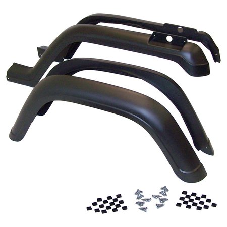 CROWN AUTOMOTIVE WRANGLER FENDER FLARE KIT (4 PIECE KIT) 5AHK